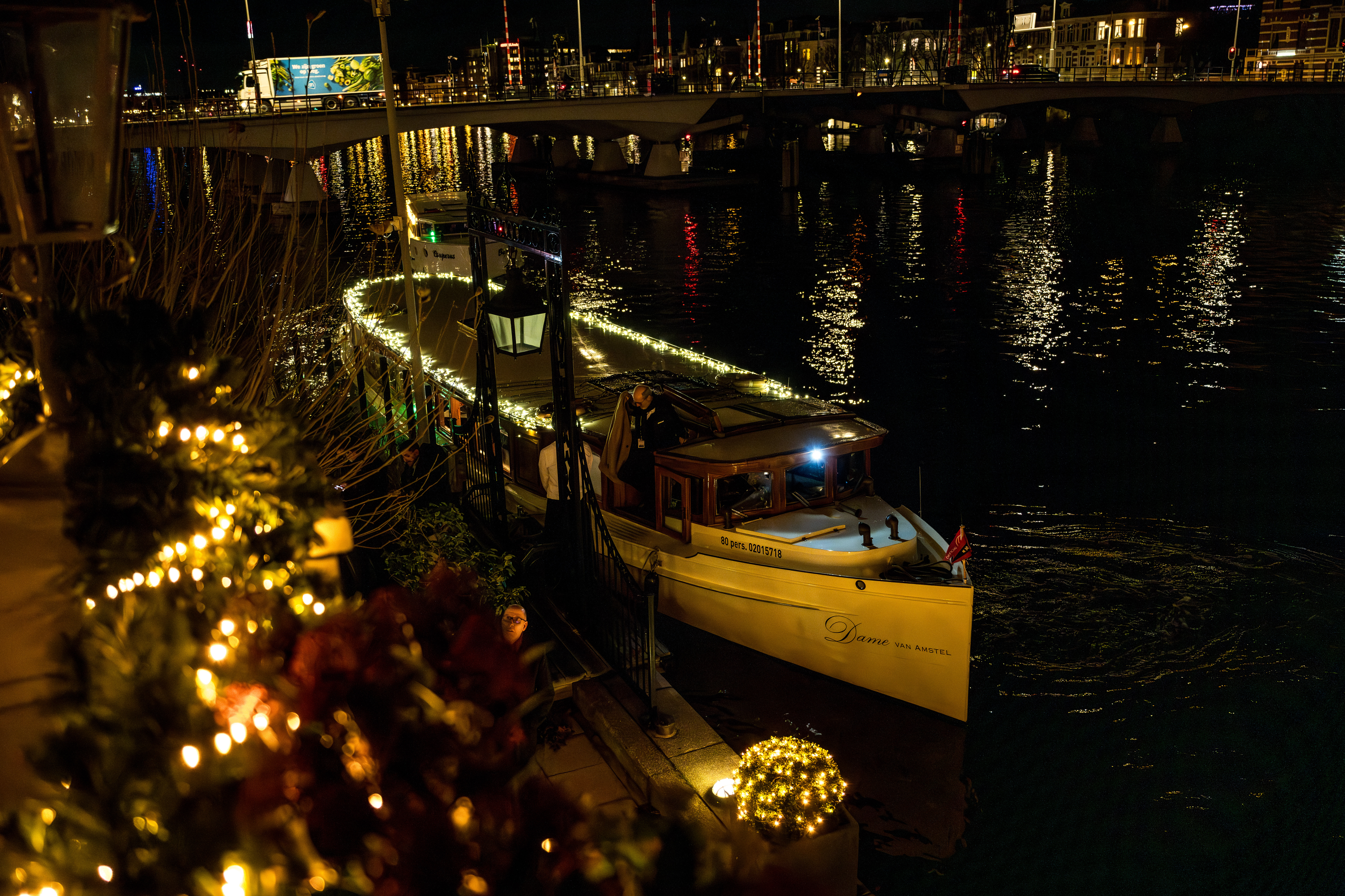 Rondvaartboot voor evenement